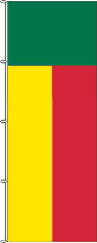 Flagge Benin 500 x 150 cm
