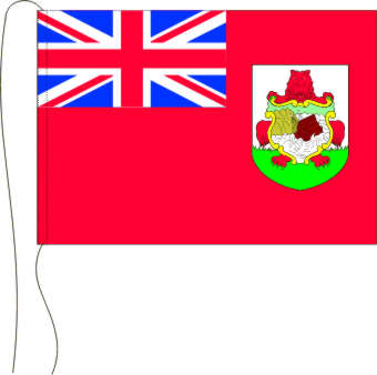 Tischflagge Bermuda 15 x 25 cm
