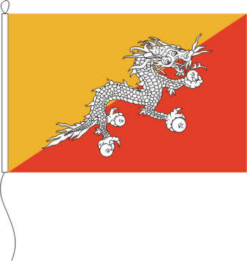 Flagge Bhutan 120 x 200 cm