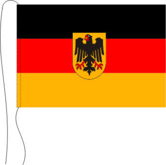 Tischflagge Bundesdienst 15 x 25 cm