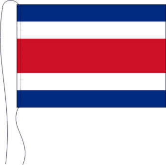 Tischflagge Costa Rica ohne Wappen Handelsflagge 15 x 25 cm