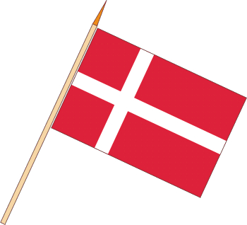 Tischflagge Dänemark (VE 10 Stück) 30 x 45 cm