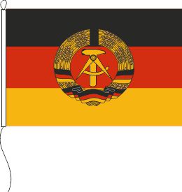 Flagge DDR   90 x 60 cm Marinflag