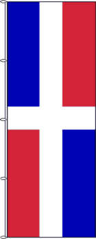Flagge Dominikanische Republik 500 x 150 cm