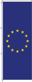 Flagge Europarat 120 x 400