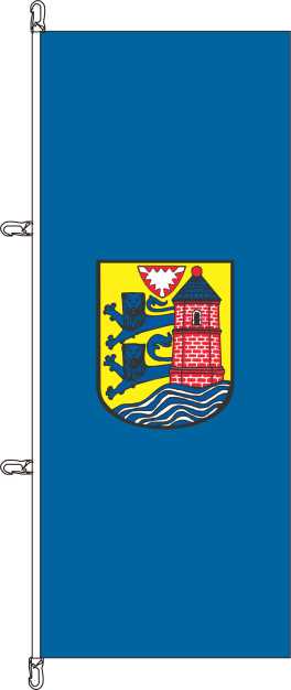 Fahne Flensburg  300 x 120 cm Qualit?t Marinflag