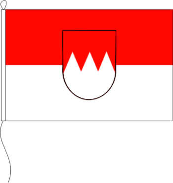 Flagge Franken mit Wappen 60 x 90 cm
