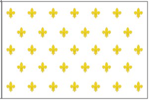 Flagge Franz. Staatsflagge mit Lilien 100 x 150 cm