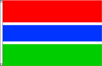 Flagge Gambia 90 x 150 cm