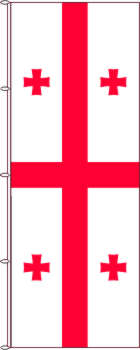 Flagge Georgien 200 x 80 cm