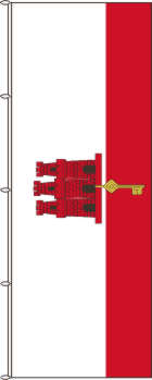 Flagge Gibraltar 500 x 150 cm