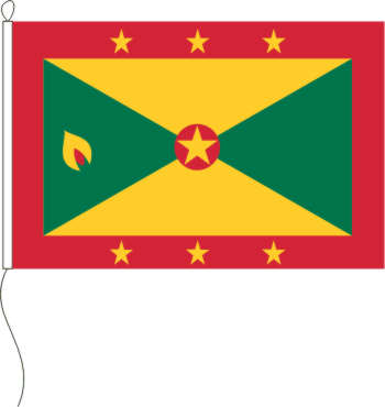 Flagge Grenada 20 x 30 cm