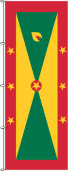 Flagge Grenada 500 x 150 cm