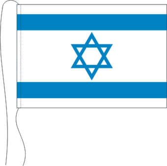 Tischflagge Israel 15 x 25 cm