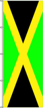 Flagge Jamaika 500 x 150 cm