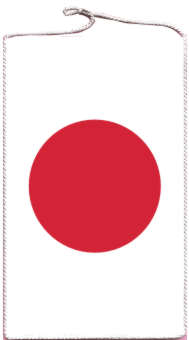 Tischbanner Japan 15 x 25 cm