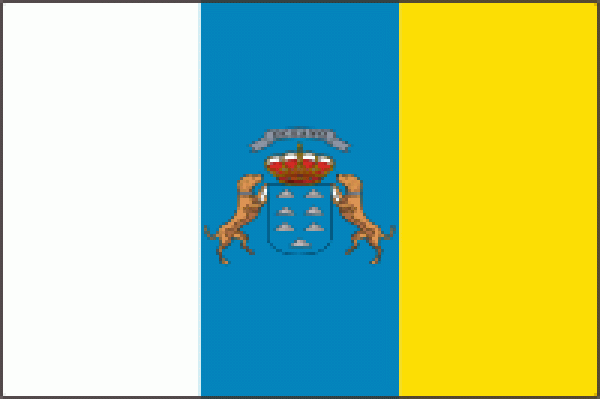 Flagge Kanarische Inseln 90 x 150 cm