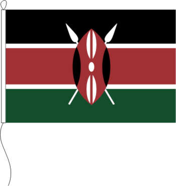 Flagge Kenia 20 x 30 cm Marinflag