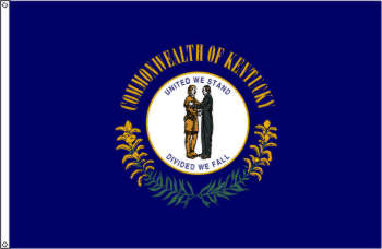 Flagge Kentucky (USA) 90 x 150 cm