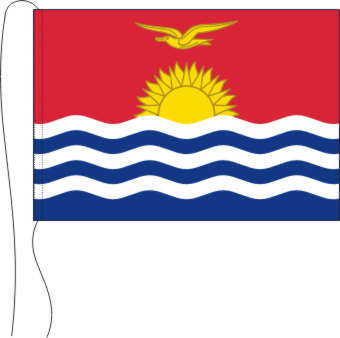Tischflagge Kiribati 15 x 25 cm