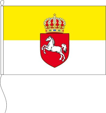 Flagge Königreich Hannover 30 x 45 cm
