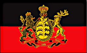 Flagge Königreich Württemberg 90 x 150 cm