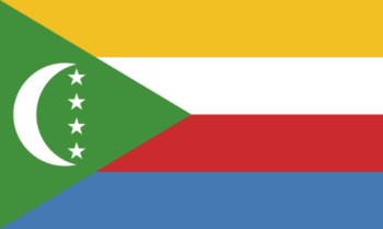 Flagge Komoren 40 x 60 cm