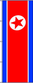 Flagge Korea Nord 200 x 80 cm