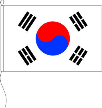 Tischflagge Korea Süd 10 x 15 cm
