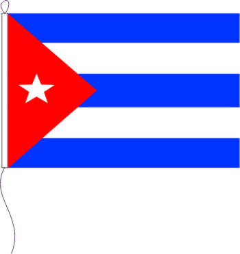 Flagge Kuba 30 x 45 cm