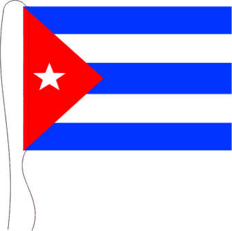 Tischflagge Kuba 15 x 25 cm