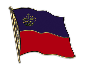Anstecknadel Liechtenstein mit Wappen (VE 5 Stück) 2,0 cm