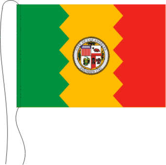 Tischflagge Los Angeles 15 x 25 cm