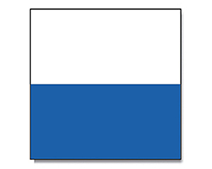 Flagge Luzern (Schweiz) 150x150