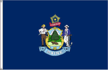 Flagge Maine (USA) 90 x 150 cm