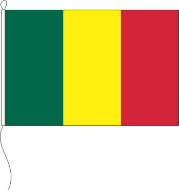 Flagge Mali 20 x 30 cm