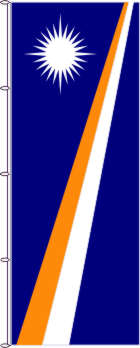 Flagge Marshall-Inseln 200 x 80 cm