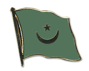 Anstecknadel Mauretanien (VE 5 Stück) 2,0 cm