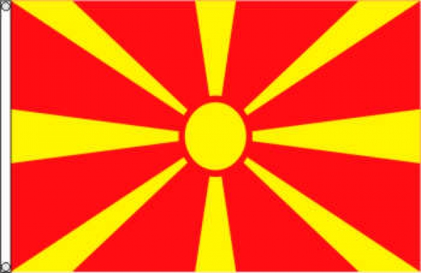 Flagge Mazedonien 90 x 150 cm