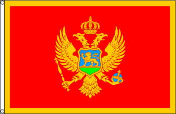 Flagge Montenegro 90 x 150 cm