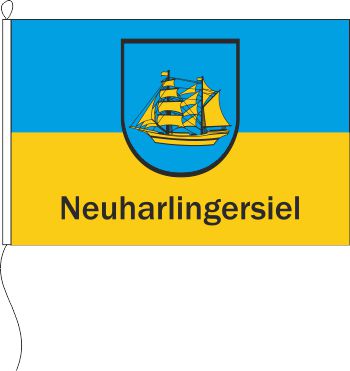 Fahne Gemeinde Neuharlingersiel 200 x 335 cm Qualität Marinflag