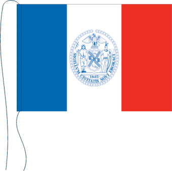 Tischflagge New York City 15 x 25 cm