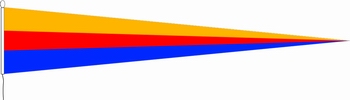 Flagge Nordfriesland ohne Wappen 30 x 350 cm
