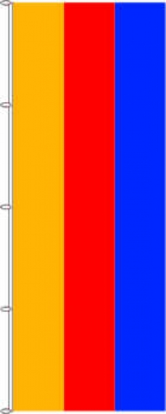 Flagge Nordfriesland ohne Wappen 500 x 150 cm