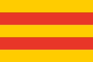 Flagge Oldenburg gelb-rot ohne Wappen 100 x 150 cm