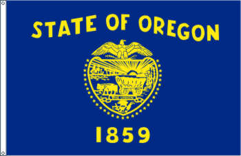 Flagge Oregon (USA) 90 x 150 cm