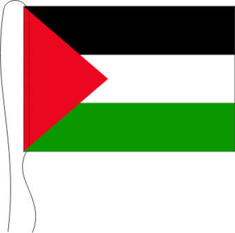 Tischflagge Palästina 15 x 25 cm