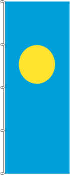 Flagge Palau 500 x 150 cm