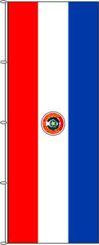 Flagge Paraguay 400 x 150 cm