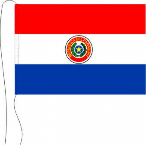 Tischflagge Paraguay 15 x 25 cm
